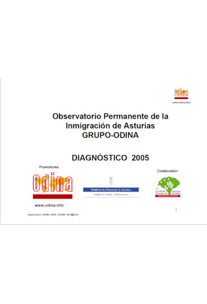 Diagnóstico Red ODINA 2005